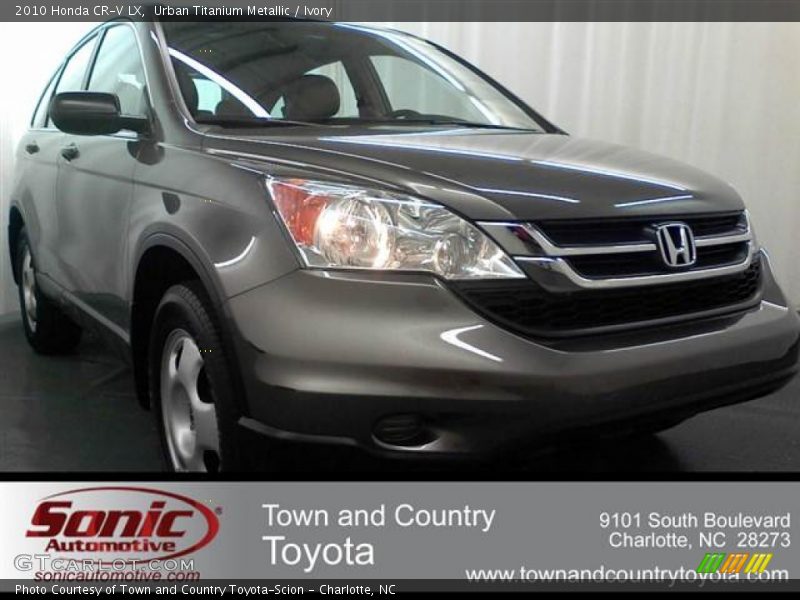 Urban Titanium Metallic / Ivory 2010 Honda CR-V LX