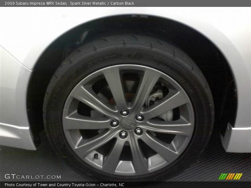 Spark Silver Metallic / Carbon Black 2009 Subaru Impreza WRX Sedan