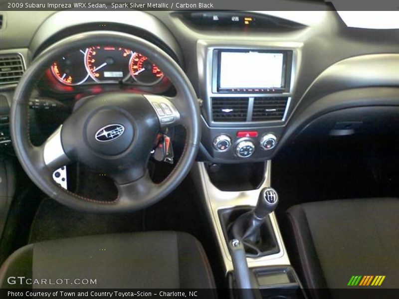 Spark Silver Metallic / Carbon Black 2009 Subaru Impreza WRX Sedan