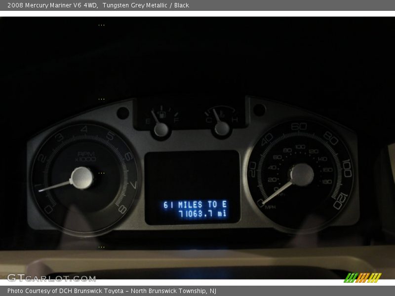 Tungsten Grey Metallic / Black 2008 Mercury Mariner V6 4WD