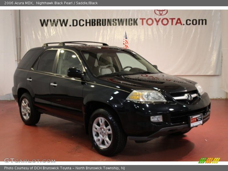 Nighthawk Black Pearl / Saddle/Black 2006 Acura MDX