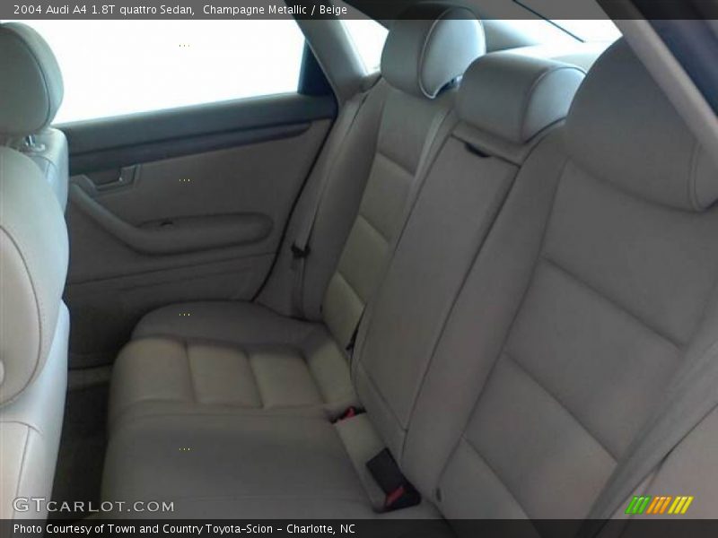 Champagne Metallic / Beige 2004 Audi A4 1.8T quattro Sedan