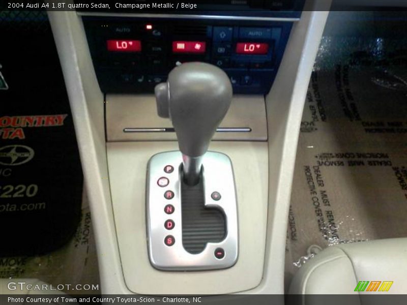 Champagne Metallic / Beige 2004 Audi A4 1.8T quattro Sedan