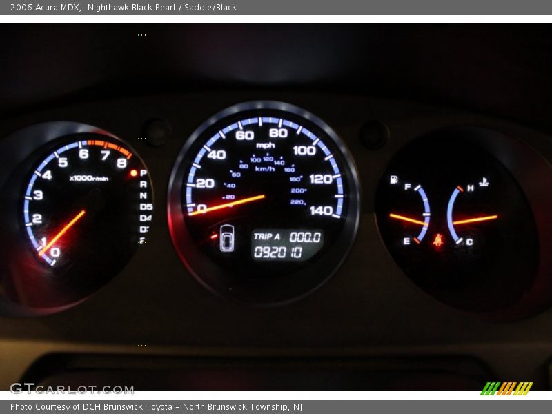 Nighthawk Black Pearl / Saddle/Black 2006 Acura MDX
