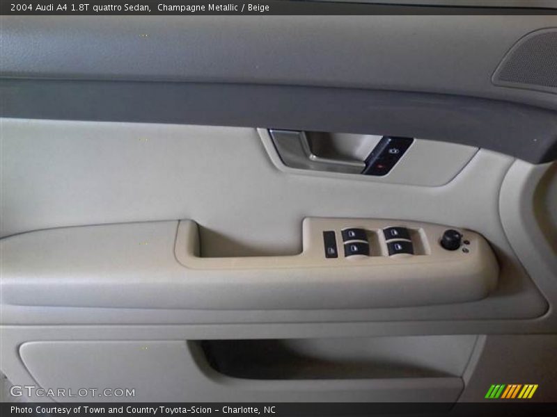 Champagne Metallic / Beige 2004 Audi A4 1.8T quattro Sedan