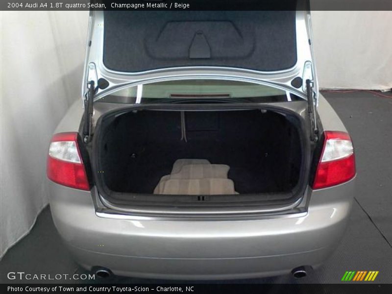 Champagne Metallic / Beige 2004 Audi A4 1.8T quattro Sedan