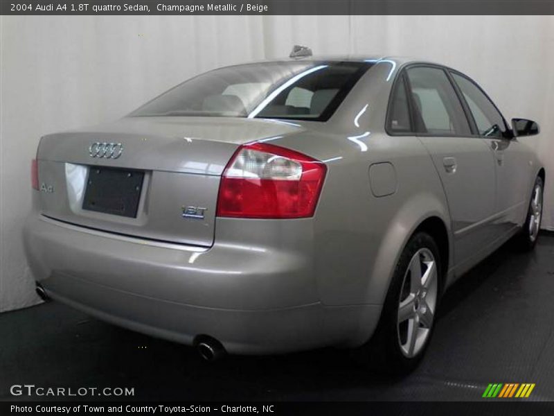 Champagne Metallic / Beige 2004 Audi A4 1.8T quattro Sedan