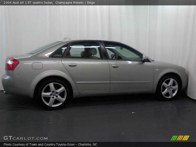 Champagne Metallic / Beige 2004 Audi A4 1.8T quattro Sedan