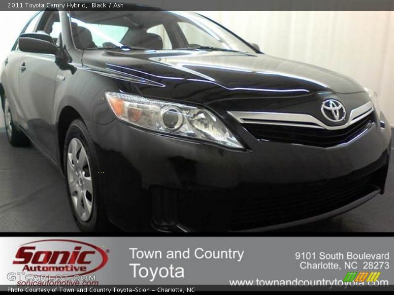 Black / Ash 2011 Toyota Camry Hybrid