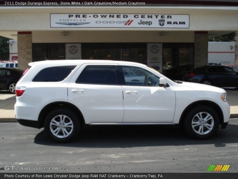 Stone White / Dark Graystone/Medium Graystone 2011 Dodge Durango Express