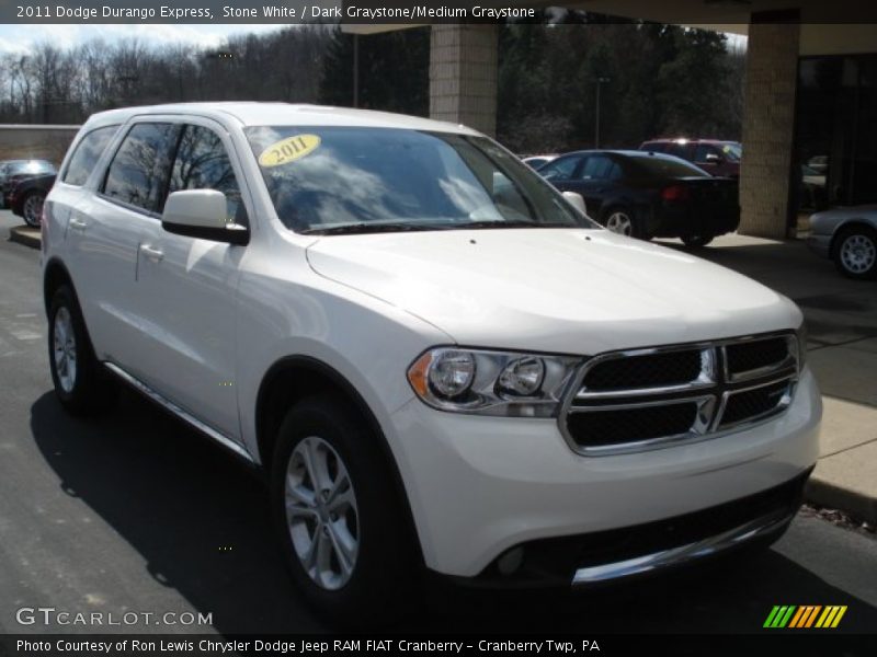 Stone White / Dark Graystone/Medium Graystone 2011 Dodge Durango Express