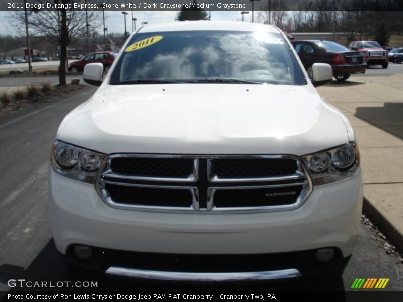 Stone White / Dark Graystone/Medium Graystone 2011 Dodge Durango Express