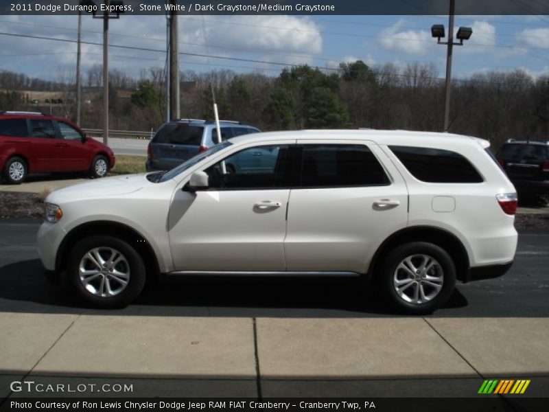 Stone White / Dark Graystone/Medium Graystone 2011 Dodge Durango Express