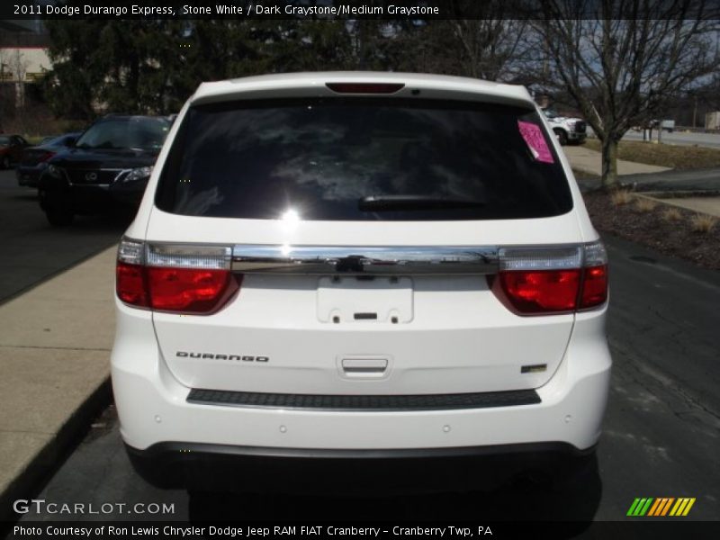 Stone White / Dark Graystone/Medium Graystone 2011 Dodge Durango Express