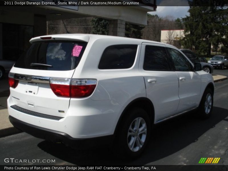 Stone White / Dark Graystone/Medium Graystone 2011 Dodge Durango Express