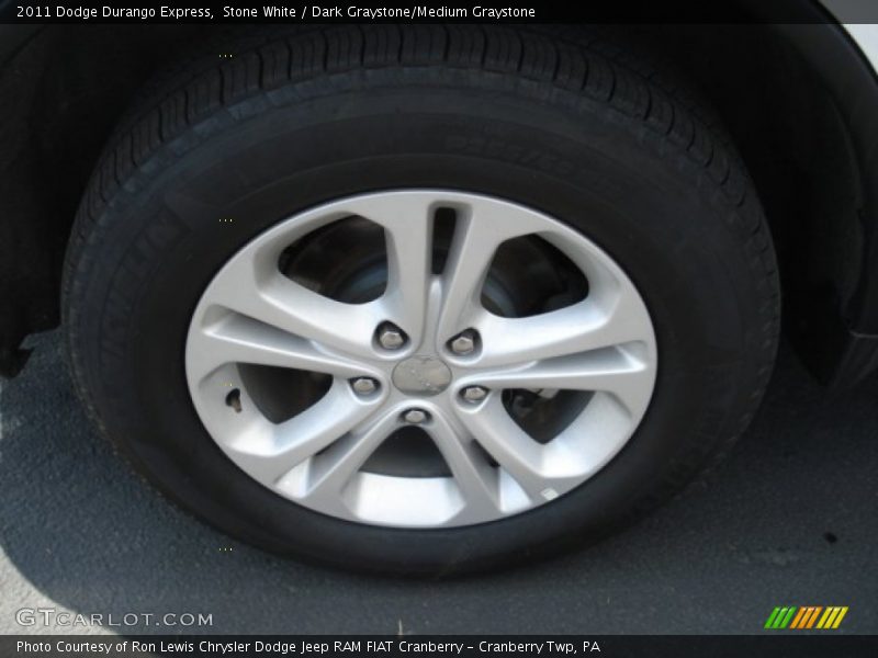 Stone White / Dark Graystone/Medium Graystone 2011 Dodge Durango Express