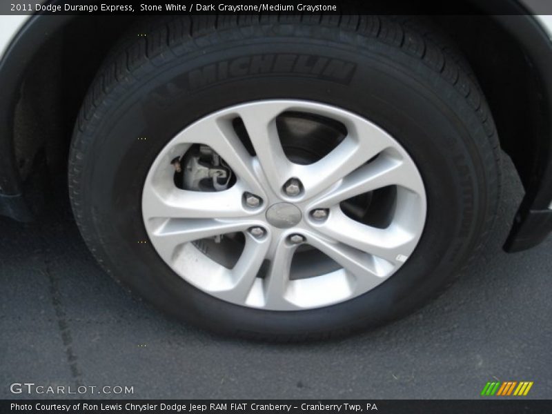 Stone White / Dark Graystone/Medium Graystone 2011 Dodge Durango Express