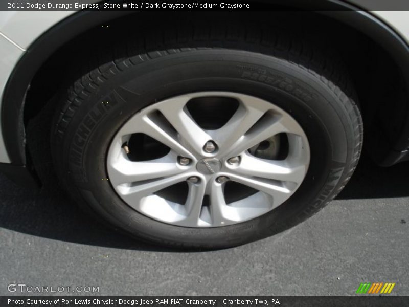 Stone White / Dark Graystone/Medium Graystone 2011 Dodge Durango Express