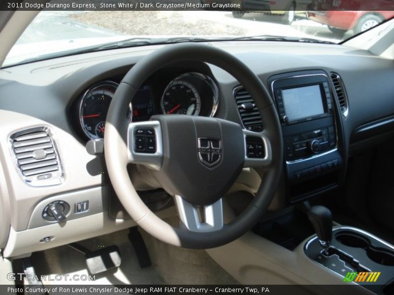 Stone White / Dark Graystone/Medium Graystone 2011 Dodge Durango Express