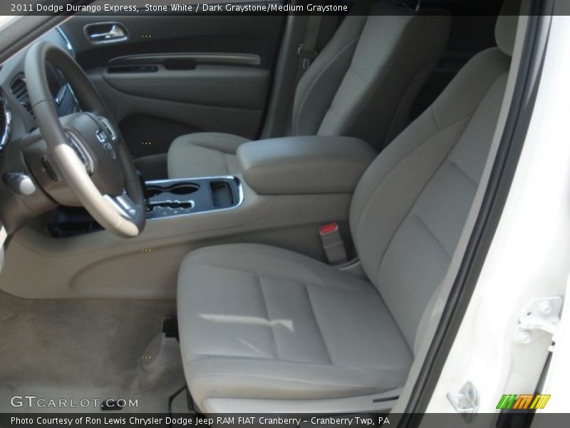 Stone White / Dark Graystone/Medium Graystone 2011 Dodge Durango Express