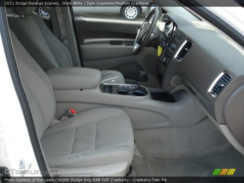 Stone White / Dark Graystone/Medium Graystone 2011 Dodge Durango Express