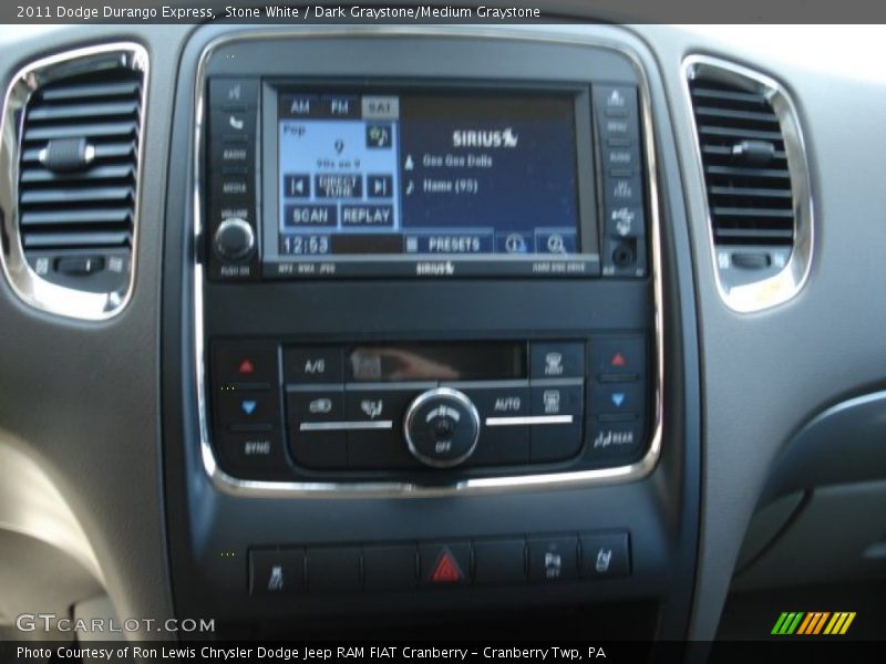 Stone White / Dark Graystone/Medium Graystone 2011 Dodge Durango Express