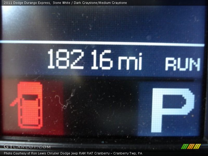 Stone White / Dark Graystone/Medium Graystone 2011 Dodge Durango Express