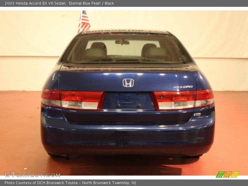 Eternal Blue Pearl / Black 2003 Honda Accord EX V6 Sedan