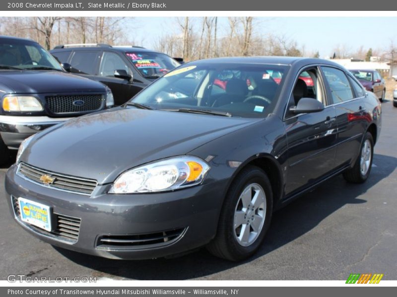 Slate Metallic / Ebony Black 2008 Chevrolet Impala LT