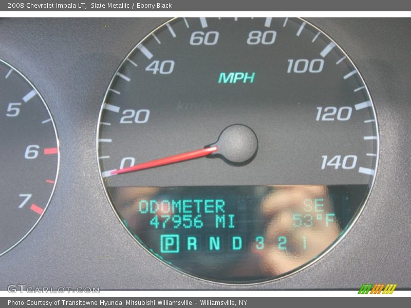 Slate Metallic / Ebony Black 2008 Chevrolet Impala LT