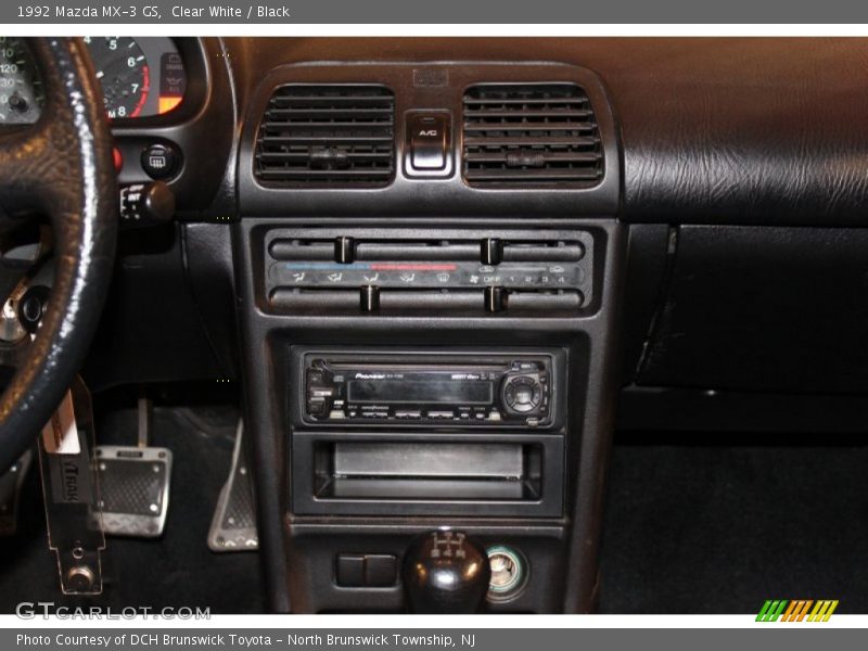 Clear White / Black 1992 Mazda MX-3 GS