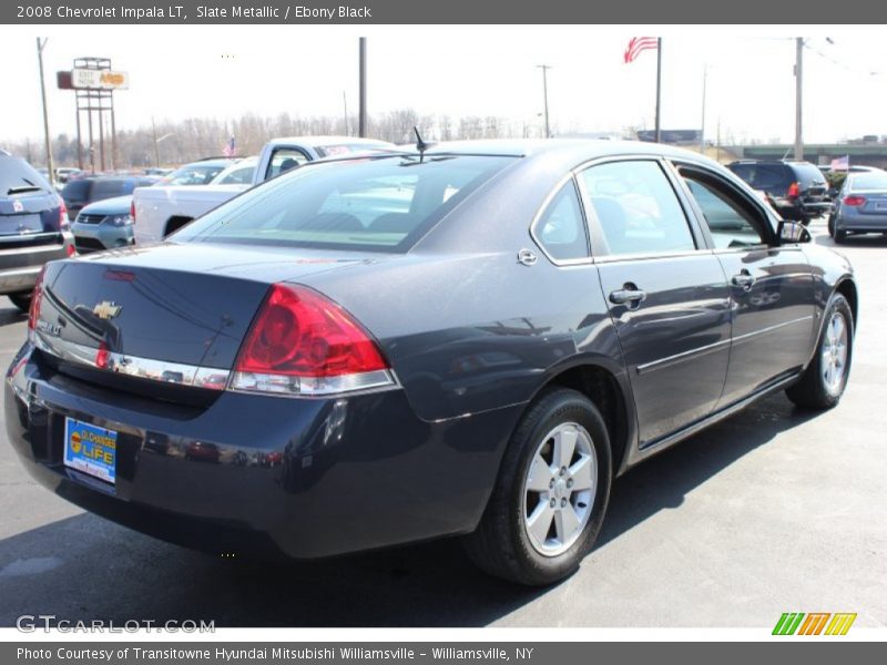Slate Metallic / Ebony Black 2008 Chevrolet Impala LT