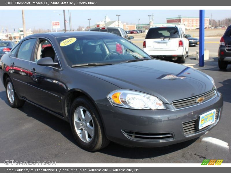 Slate Metallic / Ebony Black 2008 Chevrolet Impala LT
