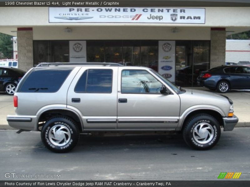 Light Pewter Metallic / Graphite 1998 Chevrolet Blazer LS 4x4