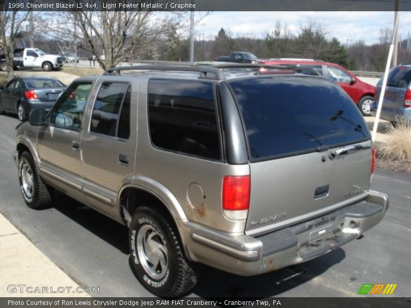 Light Pewter Metallic / Graphite 1998 Chevrolet Blazer LS 4x4