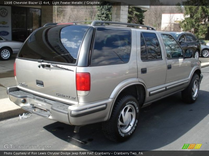 Light Pewter Metallic / Graphite 1998 Chevrolet Blazer LS 4x4