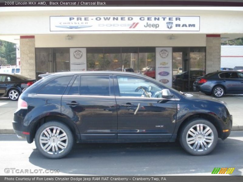 Black Clearcoat / Charcoal Black 2008 Lincoln MKX AWD