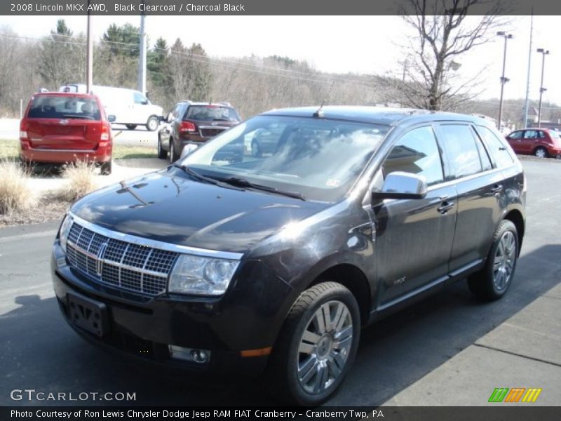 Black Clearcoat / Charcoal Black 2008 Lincoln MKX AWD
