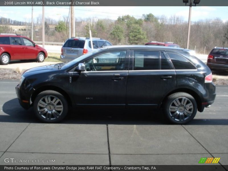 Black Clearcoat / Charcoal Black 2008 Lincoln MKX AWD