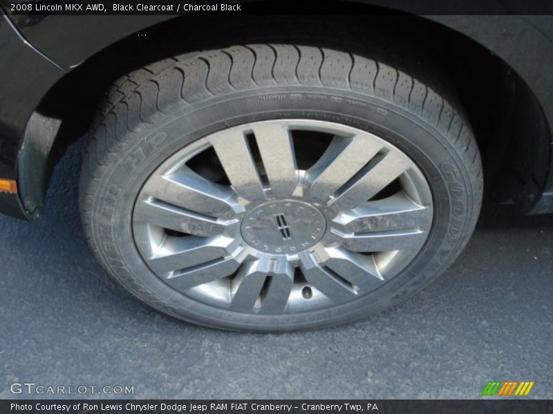 Black Clearcoat / Charcoal Black 2008 Lincoln MKX AWD