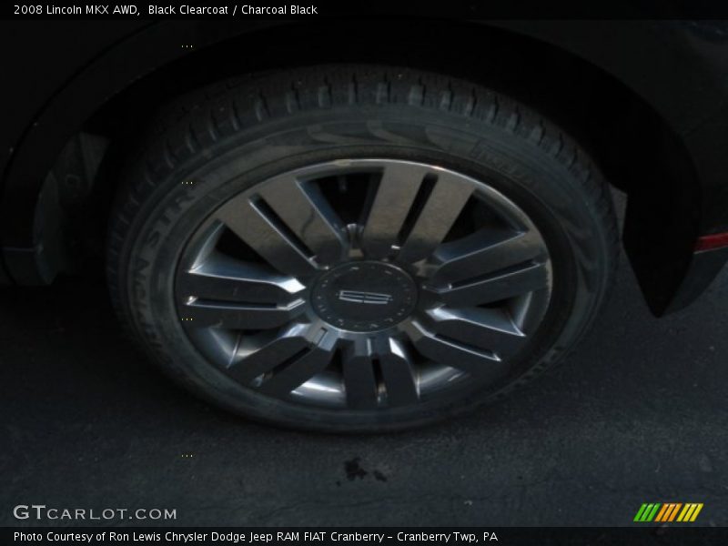 Black Clearcoat / Charcoal Black 2008 Lincoln MKX AWD