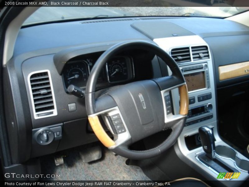 Black Clearcoat / Charcoal Black 2008 Lincoln MKX AWD