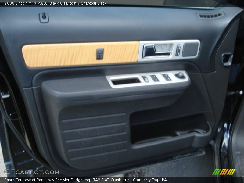 Black Clearcoat / Charcoal Black 2008 Lincoln MKX AWD