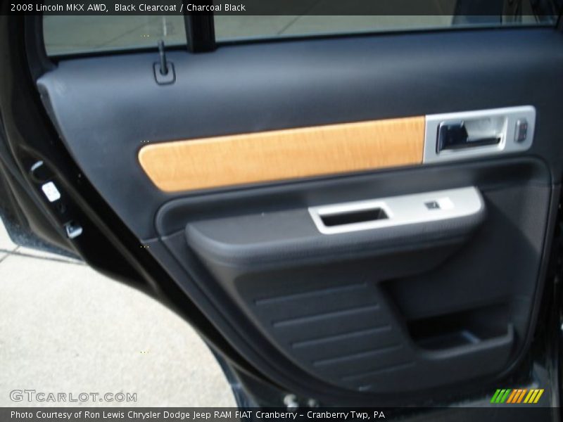 Black Clearcoat / Charcoal Black 2008 Lincoln MKX AWD