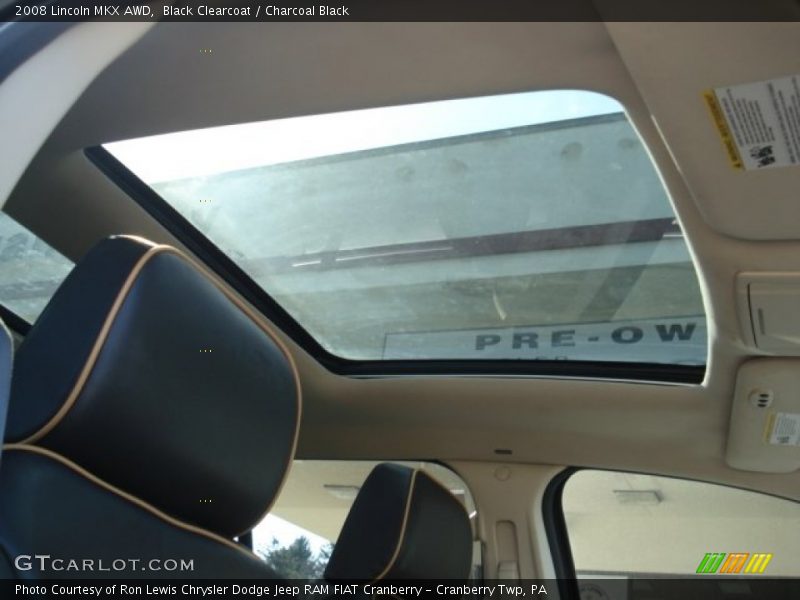 Black Clearcoat / Charcoal Black 2008 Lincoln MKX AWD
