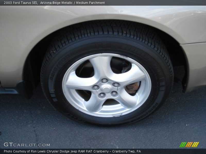 Arizona Beige Metallic / Medium Parchment 2003 Ford Taurus SES