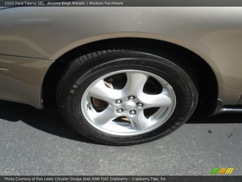 Arizona Beige Metallic / Medium Parchment 2003 Ford Taurus SES