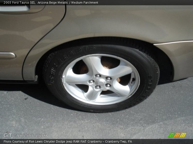 Arizona Beige Metallic / Medium Parchment 2003 Ford Taurus SES