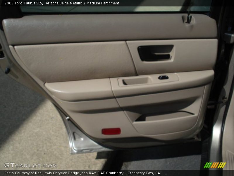 Arizona Beige Metallic / Medium Parchment 2003 Ford Taurus SES