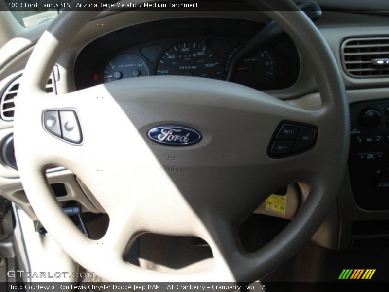 Arizona Beige Metallic / Medium Parchment 2003 Ford Taurus SES